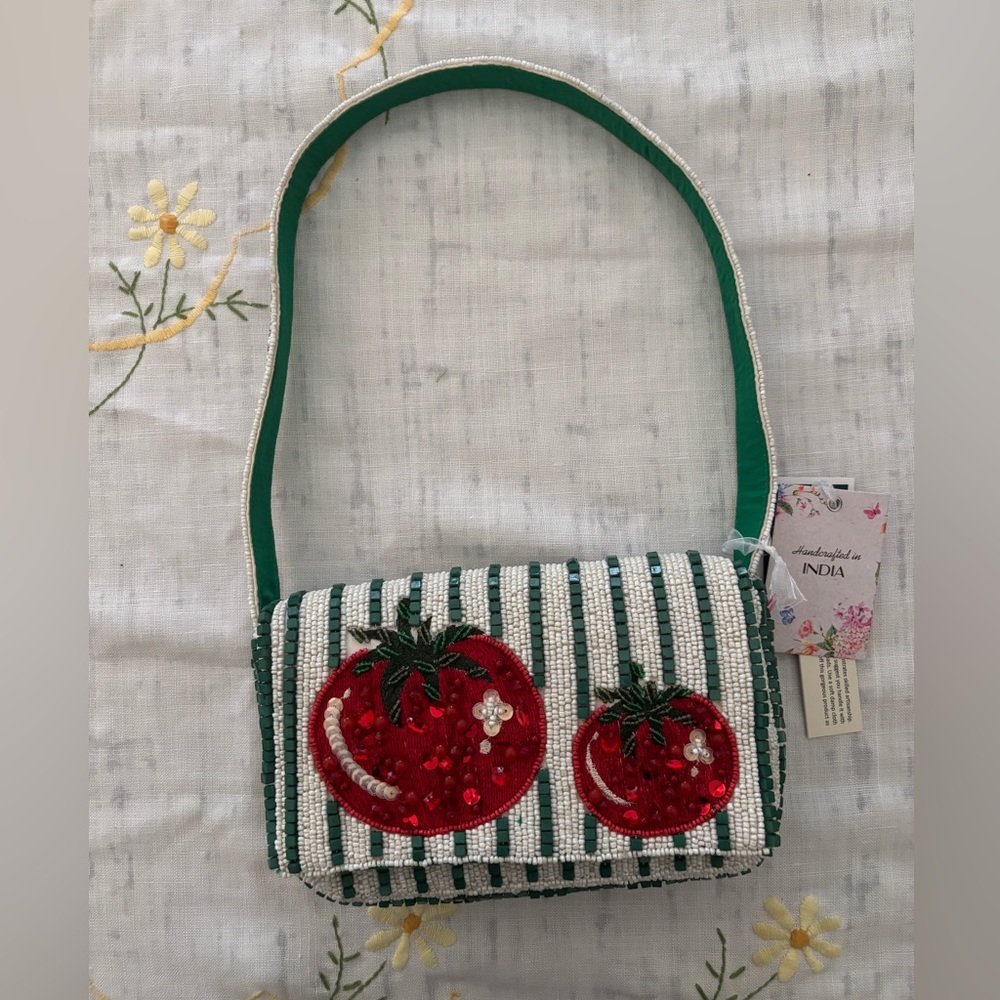 Beaded Tomato Shoulder Bag
NWT Summer Statement tjmaxx viral